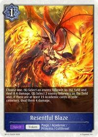 Resentful Blaze - BP13: Dominion of Darkness - Shadowverse: Evolve card