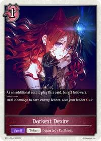 Darkest Desire - BP13: Dominion of Darkness - Shadowverse: Evolve card