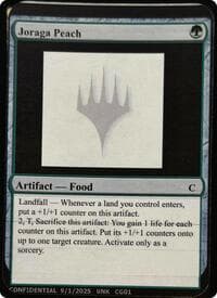 Joraga Peach - Un-Known Event Playtest Cards - Magic: The Gathering card
