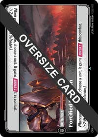 Fortified Position (Oversized) - Origins: Proving Grounds - Riftbound: League of Legends Trading Card Game card