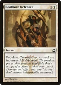 Rootborn Defenses - Return to Ravnica - Magic: The Gathering card