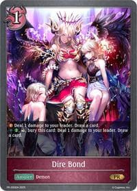 Dire Bond - PR-290 - Shadowverse: Evolve Promo Cards - Shadowverse: Evolve card