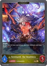 Reinhardt, the Deathless (Evolved) - PR-287EN - Shadowverse: Evolve Promo Cards - Shadowverse: Evolve card