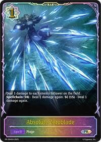 Absolute Zeroblade - PR-294 - Shadowverse: Evolve Promo Cards - Shadowverse: Evolve card