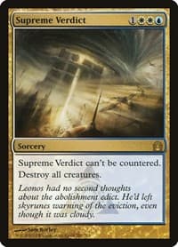 Supreme Verdict - Return to Ravnica - Magic: The Gathering card