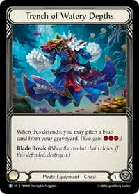 Trench of Watery Depths - Compendium of Rathe - Flesh and Blood TCG card