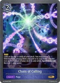 Chain of Calling - PR-304 - Shadowverse: Evolve Promo Cards - Shadowverse: Evolve card