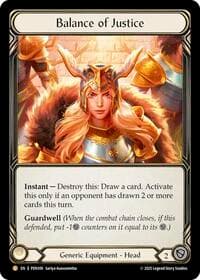 Balance of Justice - Compendium of Rathe - Flesh and Blood TCG card