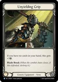 Unyielding Grip - Compendium of Rathe - Flesh and Blood TCG card
