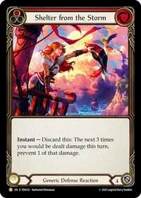 Shelter from the Storm - Compendium of Rathe - Flesh and Blood TCG card