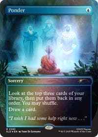 Ponder (2292) (Rainbow Foil) - Secret Lair Drop Series - Magic: The Gathering card