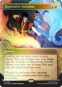 Expressive Iteration (Rainbow Foil) - Secret Lair Drop Series - Magic: The Gathering card