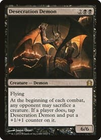 Desecration Demon - Return to Ravnica - Magic: The Gathering card