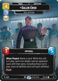 Galen Erso - You'll Never Win (38) - Sector and Regional Promos: Season 1 - Star Wars: Unlimited card