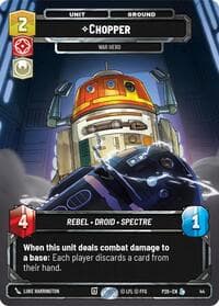 Chopper - War Hero (44) - Sector and Regional Promos: Season 1 - Star Wars: Unlimited card