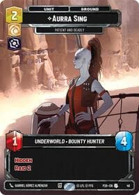 Aurra Sing - Patient and Deadly (46) - Sector and Regional Promos: Season 1 - Star Wars: Unlimited card