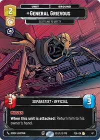 General Grievous - Scuttling to Safety (47) - Sector and Regional Promos: Season 1 - Star Wars: Unlimited card