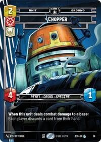 Chopper - War Hero (56) - Sector and Regional Promos: Season 1 - Star Wars: Unlimited card