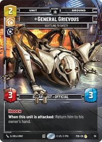General Grievous - Scuttling to Safety (59) - Sector and Regional Promos: Season 1 - Star Wars: Unlimited card