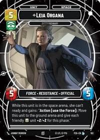 Leia Organa - Extraordinary - Sector and Regional Promos: Season 1 - Star Wars: Unlimited card
