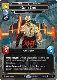 Darth Sion - Lord of Pain (71) - Sector and Regional Promos: Season 1 - Star Wars: Unlimited card