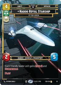 Naboo Royal Starship - Fit For A Queen (91) - Sector and Regional Promos: Season 1 - Star Wars: Unlimited card