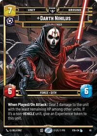 Darth Nihilus - Lord of Hunger (95) - Sector and Regional Promos: Season 1 - Star Wars: Unlimited card
