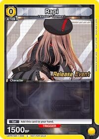 Rapi (009) - UE14BT: GODDESS OF VICTORY: NIKKE Release Event Cards - Union Arena card