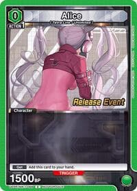 Alice (068) - UE14BT: GODDESS OF VICTORY: NIKKE Release Event Cards - Union Arena card