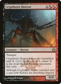 Cryptborn Horror - Return to Ravnica - Magic: The Gathering card