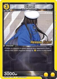 Diesel - UE14BT: GODDESS OF VICTORY: NIKKE Release Event Cards - Union Arena card