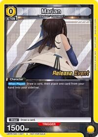 Marian (007) - UE14BT: GODDESS OF VICTORY: NIKKE Release Event Cards - Union Arena card