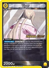 Viper (013) - UE14BT: GODDESS OF VICTORY: NIKKE Release Event Cards - Union Arena card