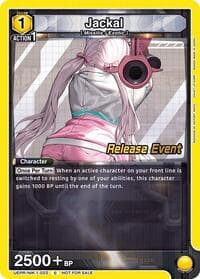Jackal (022) - UE14BT: GODDESS OF VICTORY: NIKKE Release Event Cards - Union Arena card