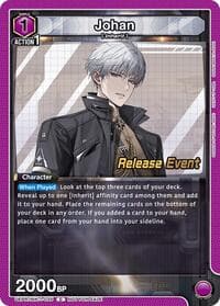 Johan - UE14BT: GODDESS OF VICTORY: NIKKE Release Event Cards - Union Arena card