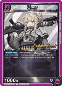 Pinne - UE14BT: GODDESS OF VICTORY: NIKKE Release Event Cards - Union Arena card