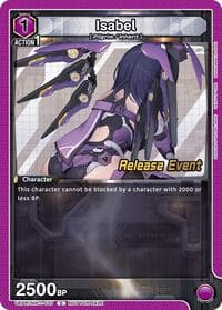 Isabel (037) - UE14BT: GODDESS OF VICTORY: NIKKE Release Event Cards - Union Arena card
