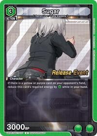 Sugar - UE14BT: GODDESS OF VICTORY: NIKKE Release Event Cards - Union Arena card