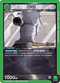 N102 - UE14BT: GODDESS OF VICTORY: NIKKE Release Event Cards - Union Arena card