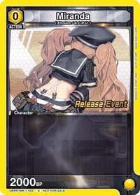 Miranda - UE14BT: GODDESS OF VICTORY: NIKKE Release Event Cards - Union Arena card