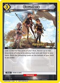 Counters - UE14BT: GODDESS OF VICTORY: NIKKE Release Event Cards - Union Arena card
