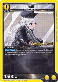 Poli - UE14BT: GODDESS OF VICTORY: NIKKE Release Event Cards - Union Arena card