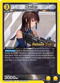 Marian (008) - UE14BT: GODDESS OF VICTORY: NIKKE Release Event Cards - Union Arena card