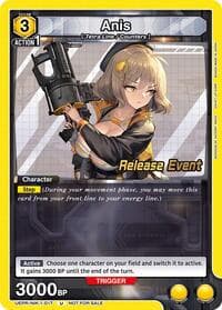 Anis (017) - UE14BT: GODDESS OF VICTORY: NIKKE Release Event Cards - Union Arena card