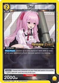 Yuni (026) - UE14BT: GODDESS OF VICTORY: NIKKE Release Event Cards - Union Arena card
