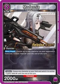 Modernia (060) - UE14BT: GODDESS OF VICTORY: NIKKE Release Event Cards - Union Arena card