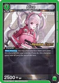 Alice (069) - UE14BT: GODDESS OF VICTORY: NIKKE Release Event Cards - Union Arena card