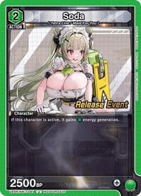 Soda - UE14BT: GODDESS OF VICTORY: NIKKE Release Event Cards - Union Arena card
