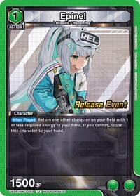 Epinel - UE14BT: GODDESS OF VICTORY: NIKKE Release Event Cards - Union Arena card