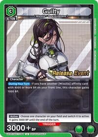 Guilty - UE14BT: GODDESS OF VICTORY: NIKKE Release Event Cards - Union Arena card
